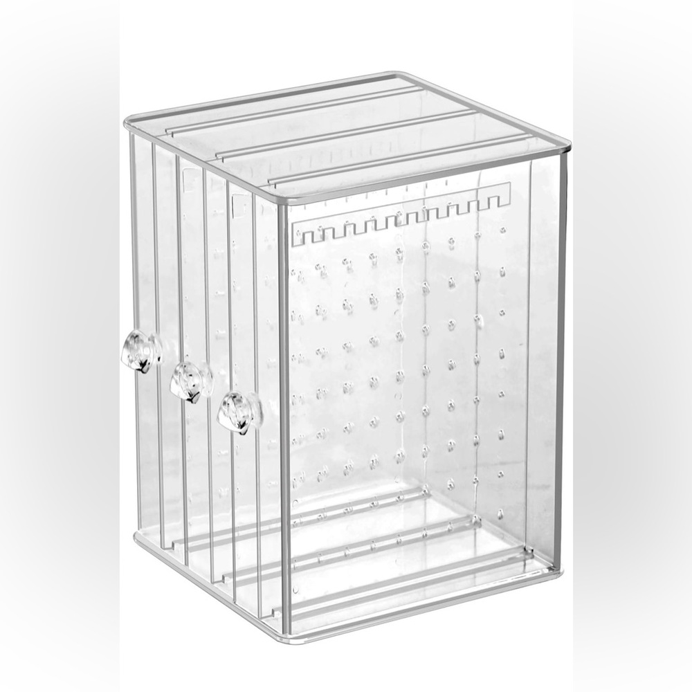 Jewelry Storage Box,3 Vertical Drawer Earrings Display Stand Holder